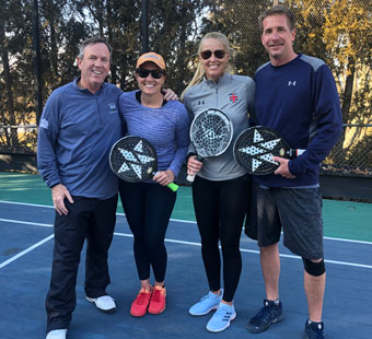 Kengy Bell and Peter Miner Tops at Island B Mixed